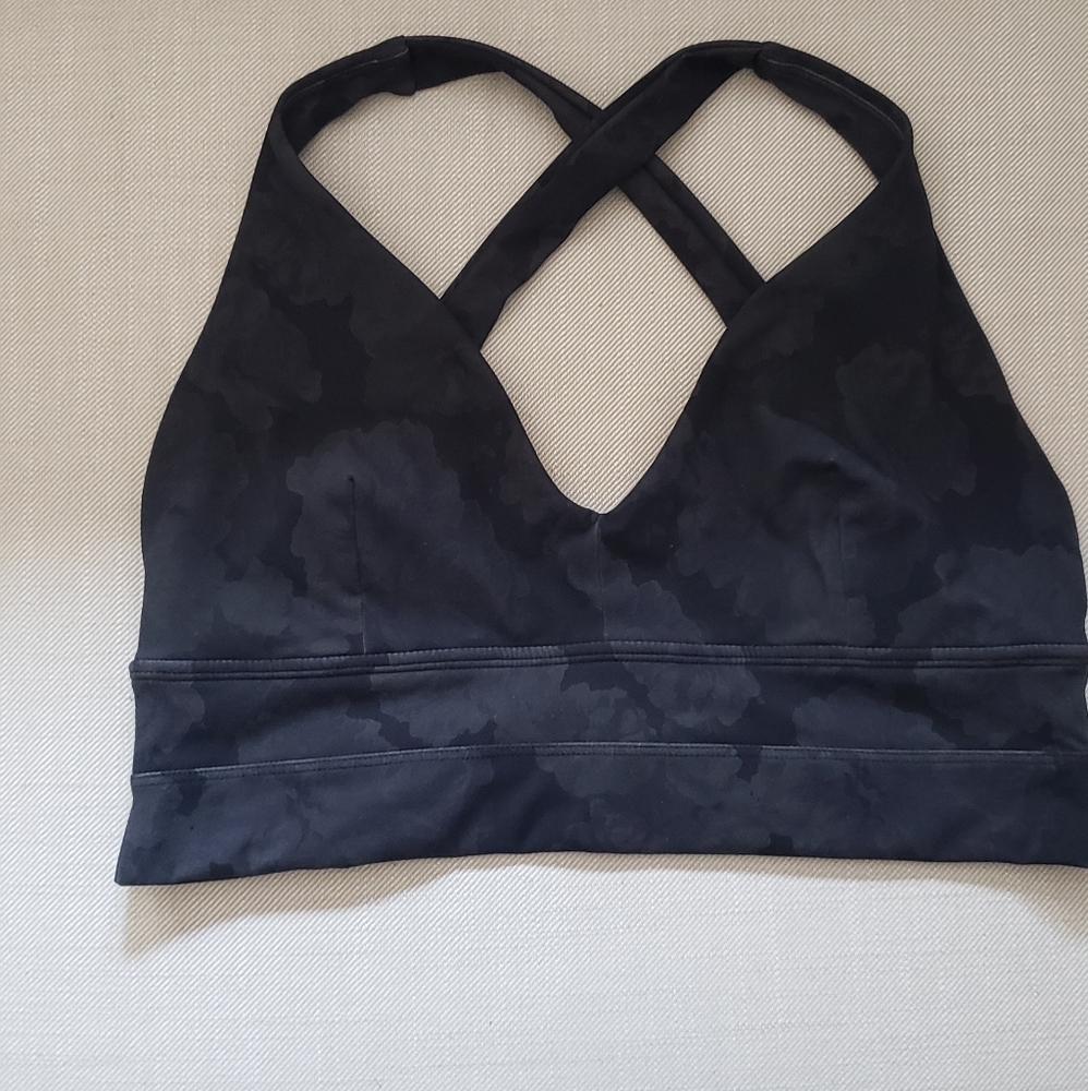 Buffbunny Alpha Cross-Back Sports Bra In Black Dahlia XL